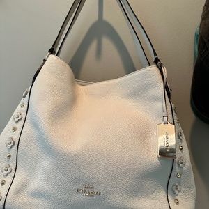 Coach Eddie 31 with floral rivets